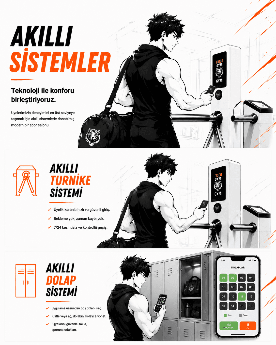 Tiger Gym Akıllı Sistemler